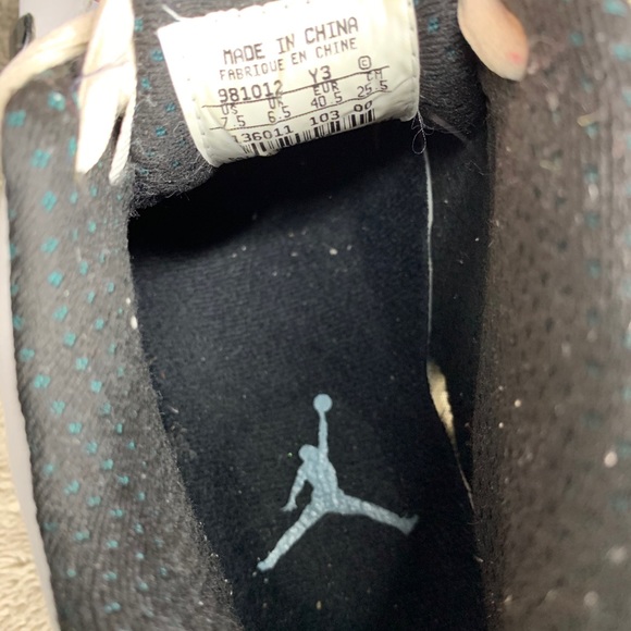 1999 Air Jordan 14 Women’s size 9 Oxidized green Nike retro og white wmns shoes - Picture 5 of 15